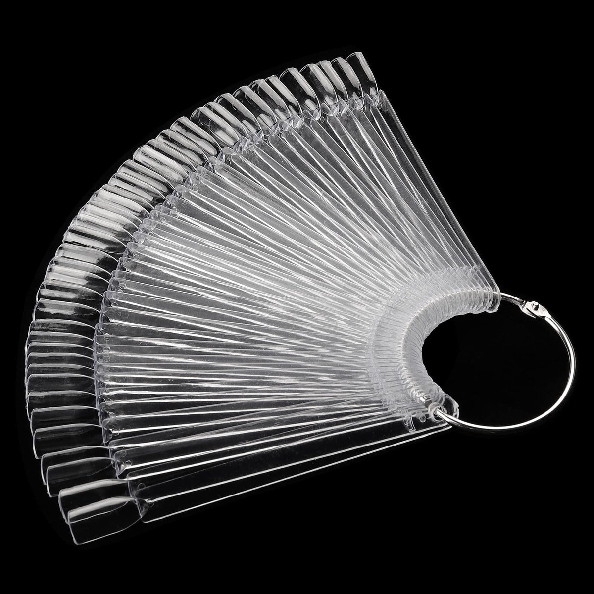 Livia home - Nail Art Tips - 400 stuks - Praktische displayring voor nagelkunst - Kleurvelden - Oefeningen en displays voor salon en DIY - Geschikt vo