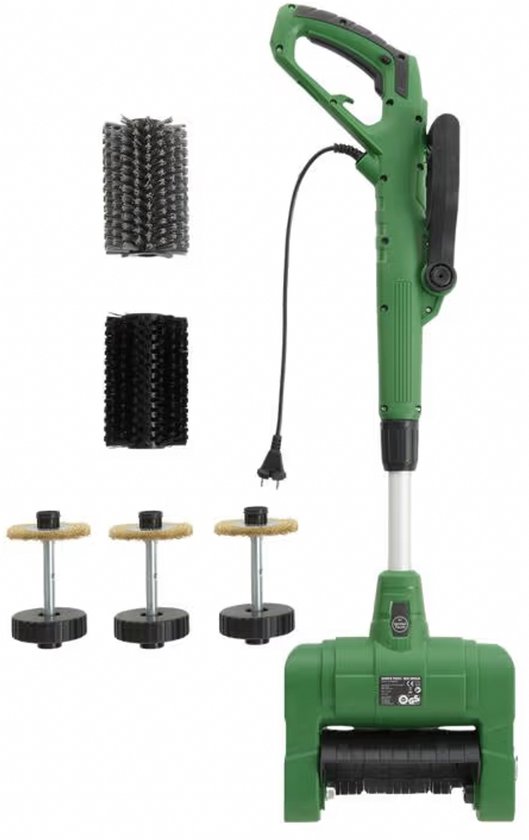 Garden - onkruidborstel - Touch elektrische schoonmaakborstel - terrasreiniger 500 watt - Telescopische stang: 98 - 128 cm van Merkloos	 — afbeelding 5