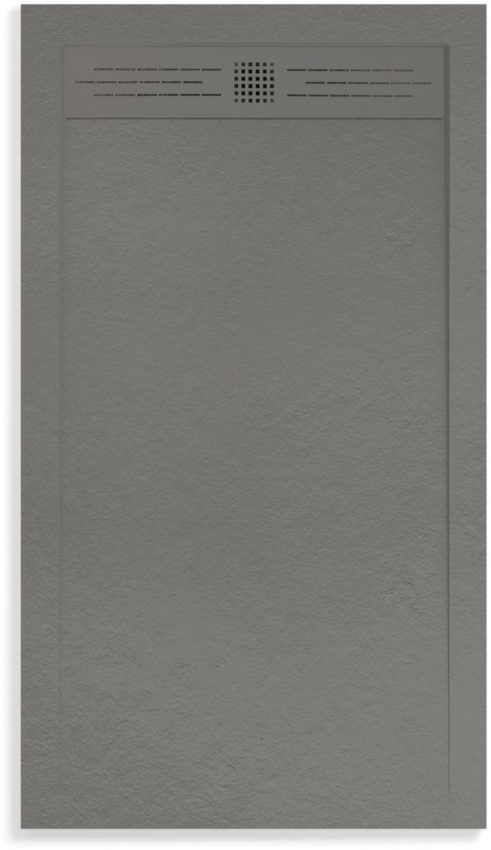 Veroni Elite Flat Composietsteen Douchebak Grijs 180x90x3cm