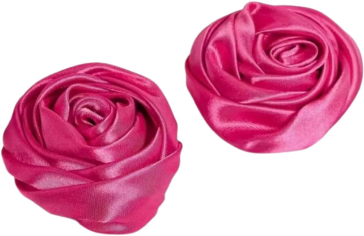 Slipper clipper- zuurstok roze- bloem- clips voor slippers- Charme Bijoux