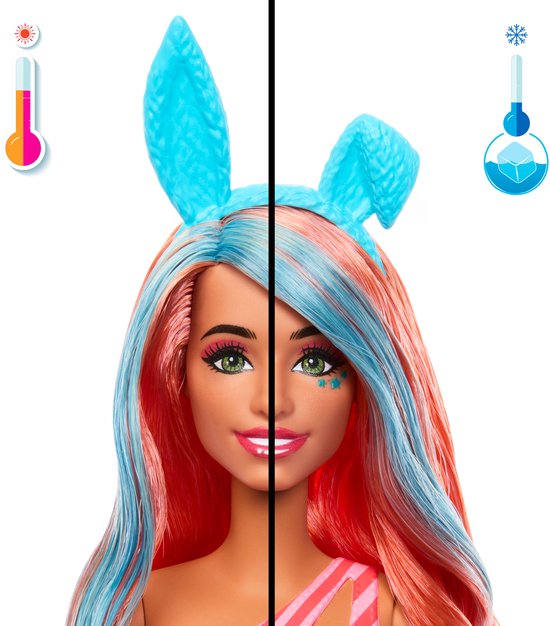 Barbie Pop Reveal Milkshake - Konijn Barbiepop met slijm — afbeelding 4