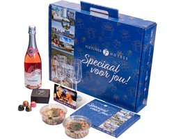 Fletcher Hotels Cadeaubox + 2-daags All-in Cadeaukaart | Giftset - Relatiegeschenk - Origineel Cadeau - Cadeau voor hem - Cadeau voor haar