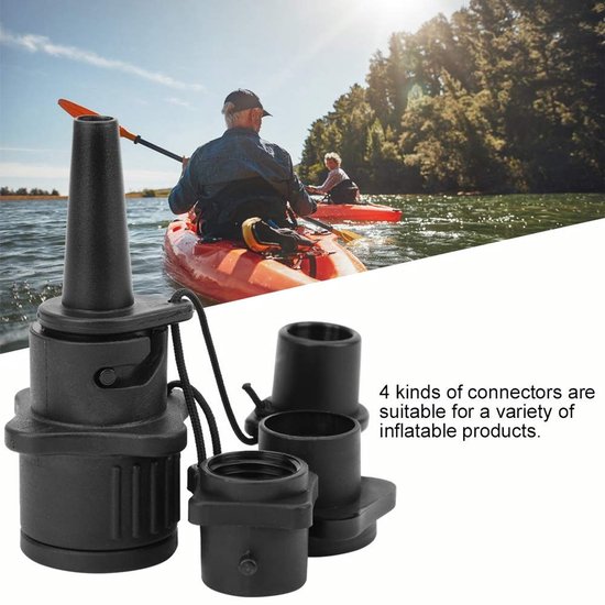 Universele Luchtventiel Adapter voor Kajak, Opblaasboot en Surfplank - Lekvrije Pompconnector van Universele — afbeelding 5