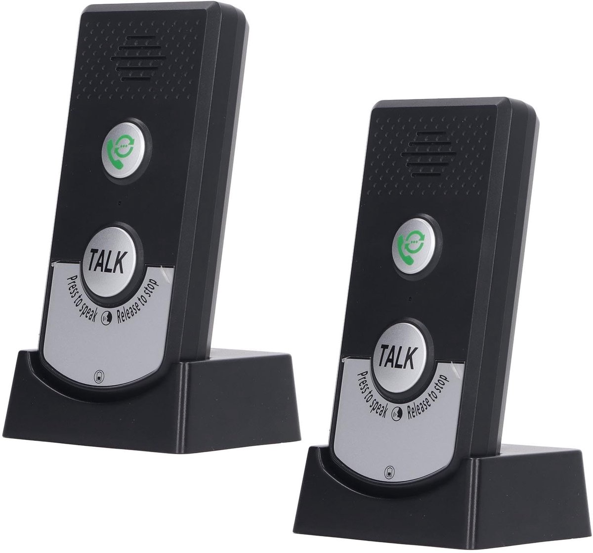 Jhubersproducts - Draadloos Spraakintercom Systeem - Waterdicht - 1000m Bereik - Oplaadbare Batterij - Thuis en Kantoor - Handsfree Communicatie