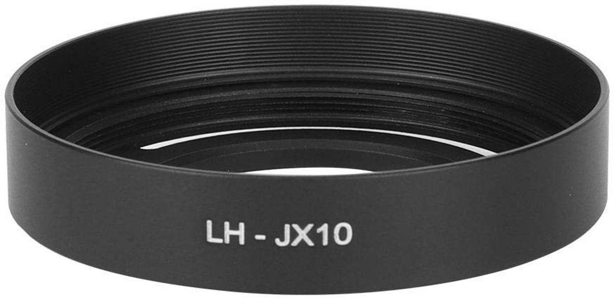 Yctze LH-JX10 Lenskap voor Fuji X10/X20/X30 - Bescherming en Lichtpreventie (Zwart)