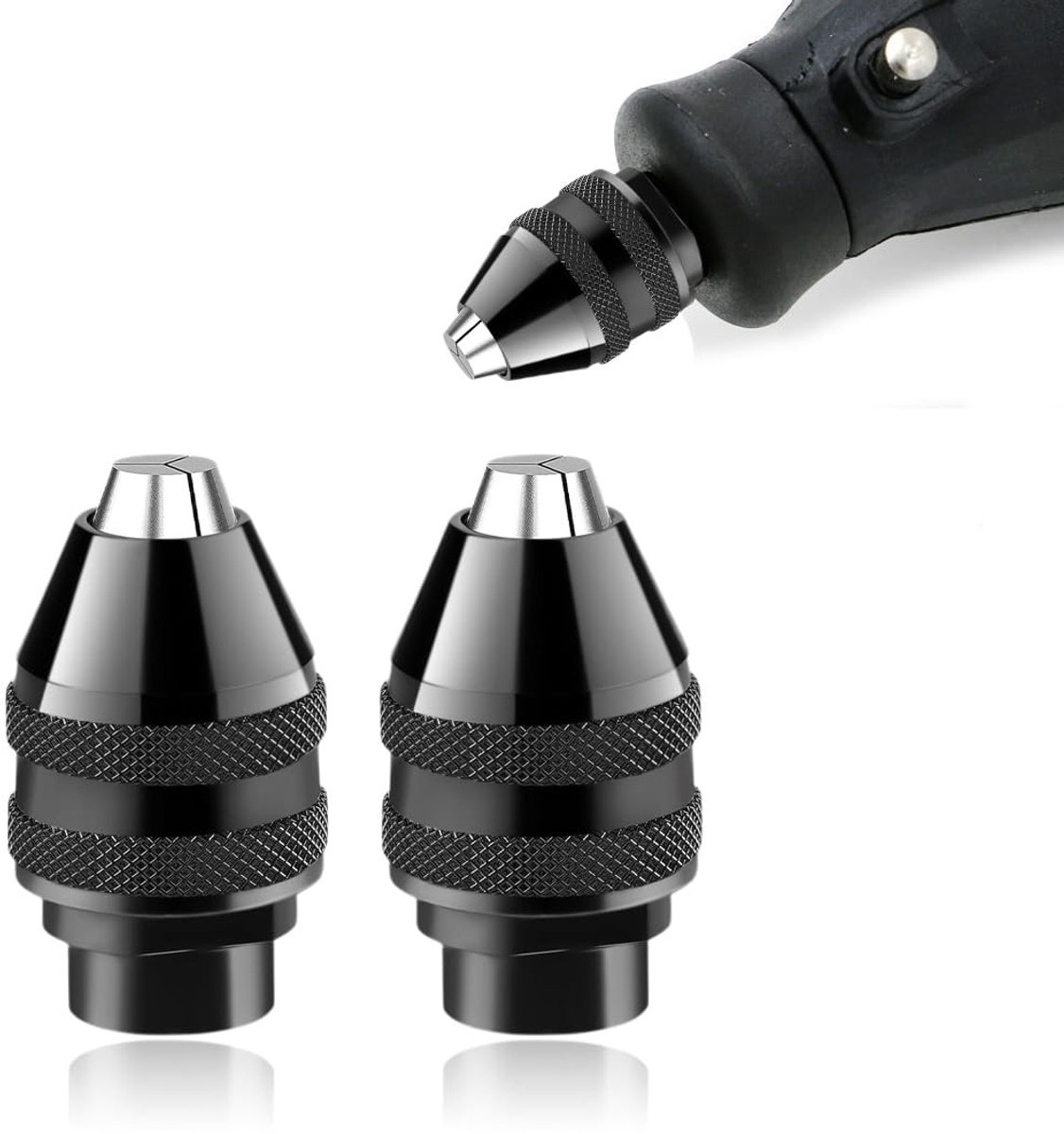 Elzusha - Boorklemmen voor Dremel 4486 - 2 Stuks - Mini-Boormachine Accessoires - Precisie - Gereedschap - Klussen