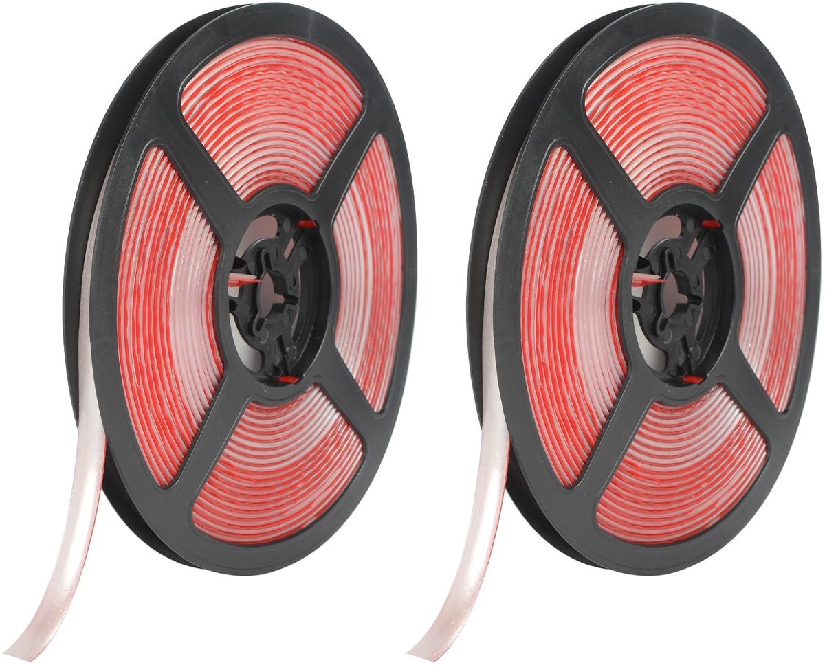 Elzusha - Decoratieve anti-schimmel tape - Eenvoudig aan te brengen - Wit - Voor plafond en gootsteen - 8 mm breed - Geschikt voor tegelrand en wan...