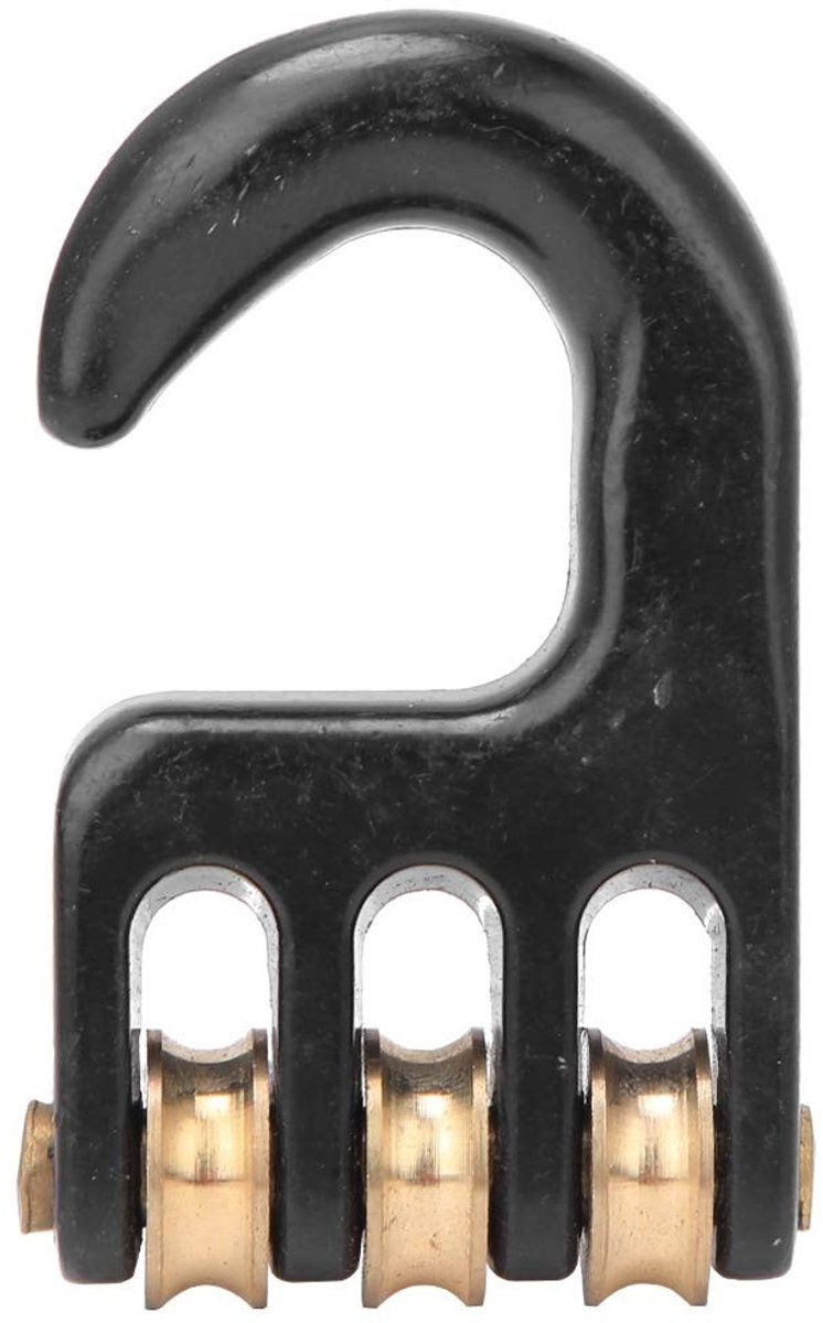 By shayne - Windsurf Tuigage Katrol Haak - Duurzaam - 7x4x1.5cm - 3 Wielen - Windkracht - Ideaal voor windsurfers