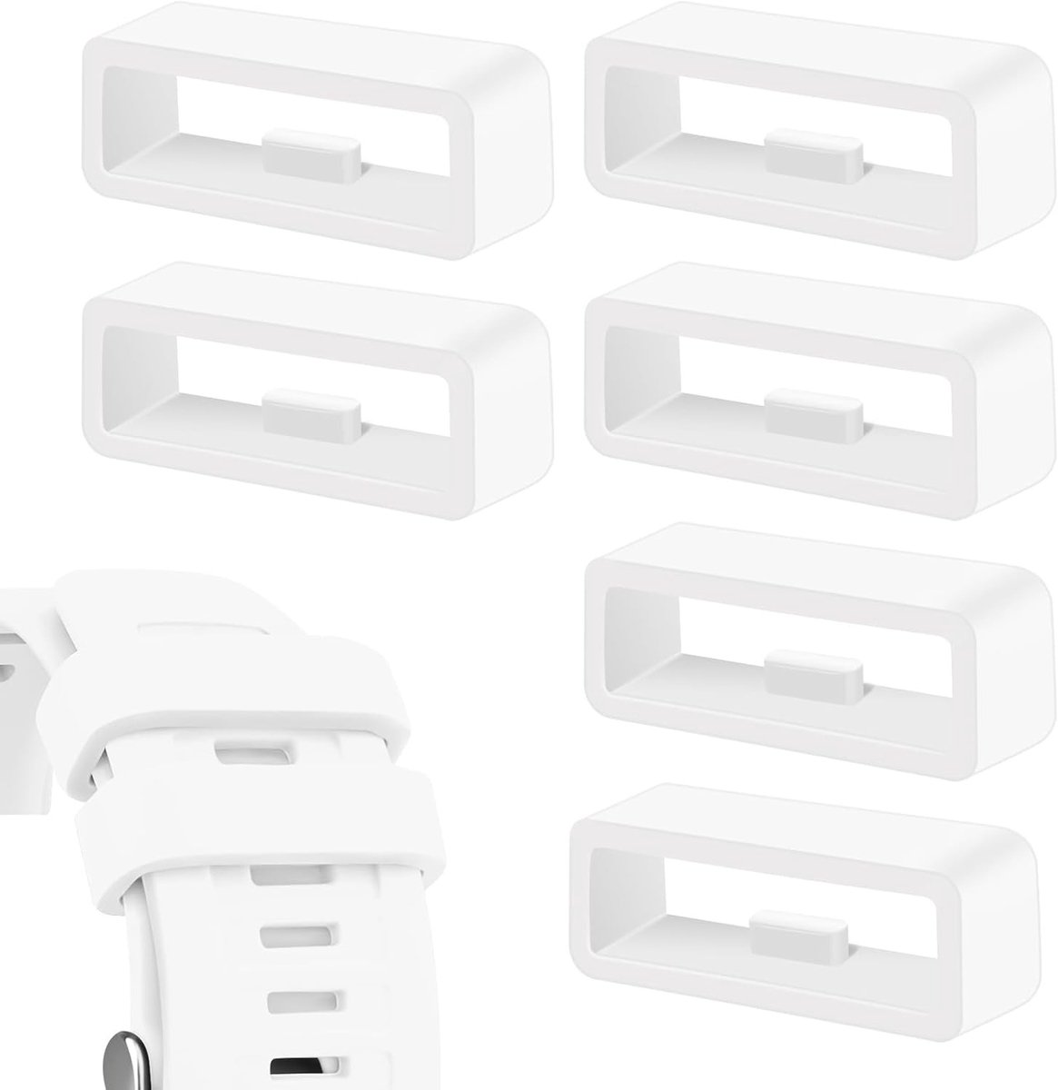 Kleurige Silicoon Horlogebandjes Set van 6 - Vervangende Armbanden voor 20mm en 22mm Horloges, Unisex, Duurzaam en Comfortabel