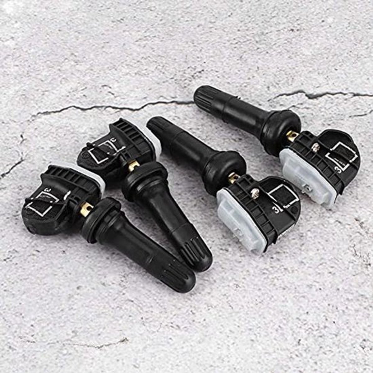 Tyre Pressure Sensor Set - 4 Stuks voor Ecosport, Fiesta, Focus