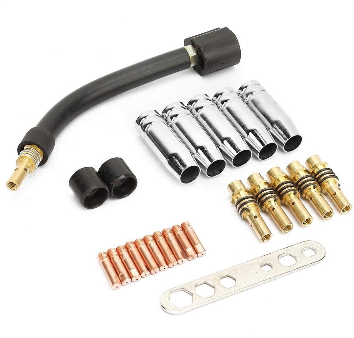 Allecto Soudage Contactpunt Kit - 24 Pcs - Hoogwaardige Consumables
