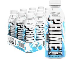 Prime Hydration Zero Berry Ice – 12 x 500 ml