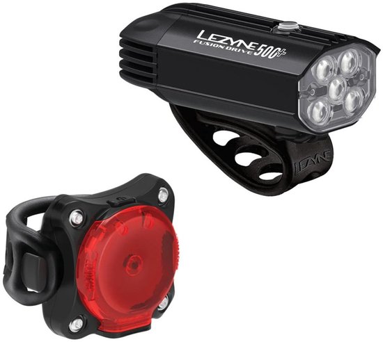 Lezyne Fusion Drive 500+ / Zecto Drive 200+ Lichtset Zilver 500 / 200 Lumens van Lezyne — afbeelding 4