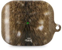 xoxo Wildhearts hoesje geschikt voor AirPods Pro 3 - Bambi Bliss - Ook als telefoonhoesje verkrijgbaar - schokbestendige case - koptelefoonhoes - Hoesje met dierenprint - Hert - Bruin