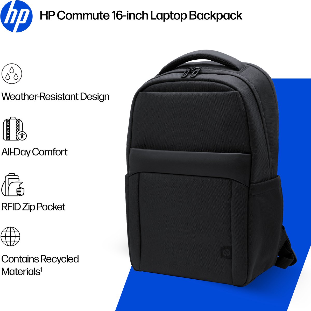 HP Commute 16-inch Laptop Rugzak