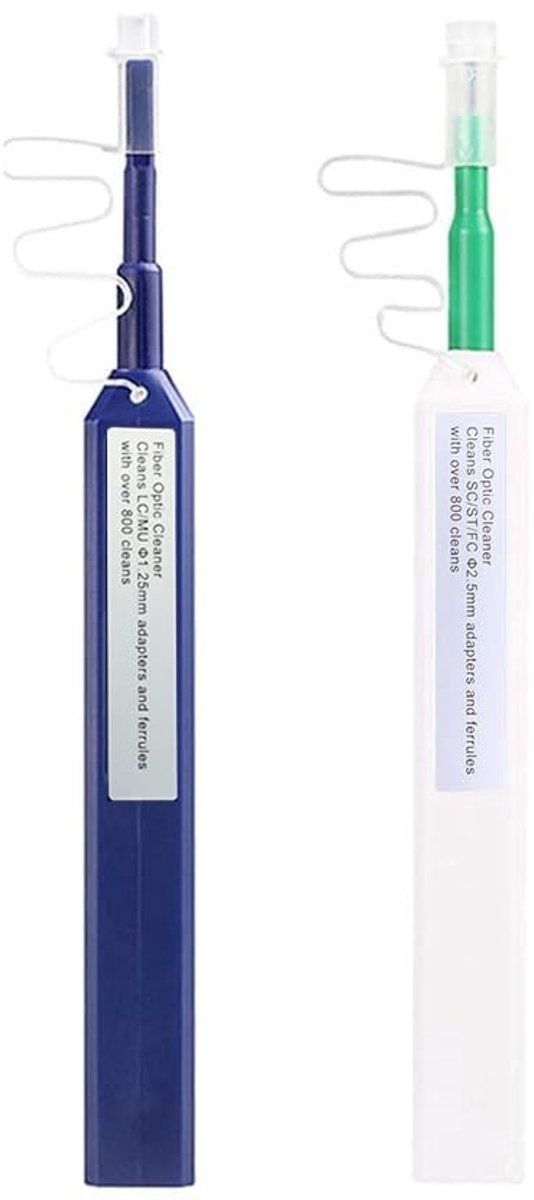 Dailygoods - Glasvezel-reinigingspen - Antistatische hars - Efficiënte reiniging - 99% efficiëntie - Voor LC SC FC ST - Professionele kwaliteit