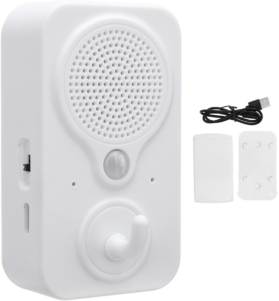 Dailygoods - Bewegingsgeactiveerde Geluidsspeler - Infrarood Sensor - Welkom Deurbel - Compact Formaat - DIY Stemopname - Toegangswaarschuwing voo...