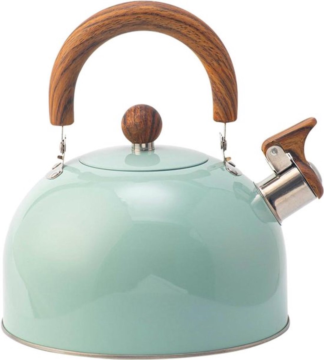 Kachel Top Fluitende Thee Waterkoker met Cool Touch Ergonomische Handvat voor Gasfornuis Inductie Fornuis - 3L