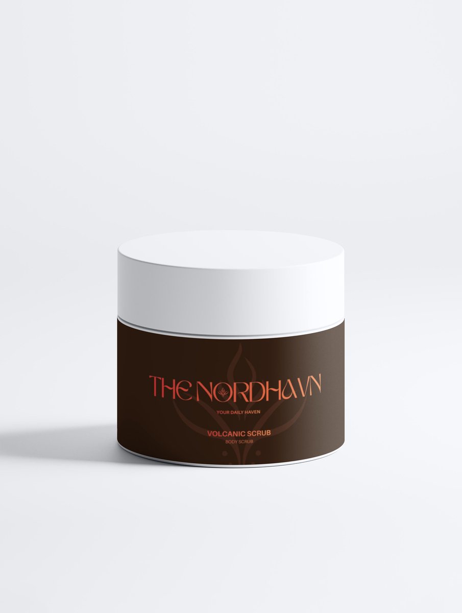 TheNordhavn Volcanic Scrub – Natuurlijke Body Scrub – Vulkanisch Zand & AHA's – 170ml – Vegan