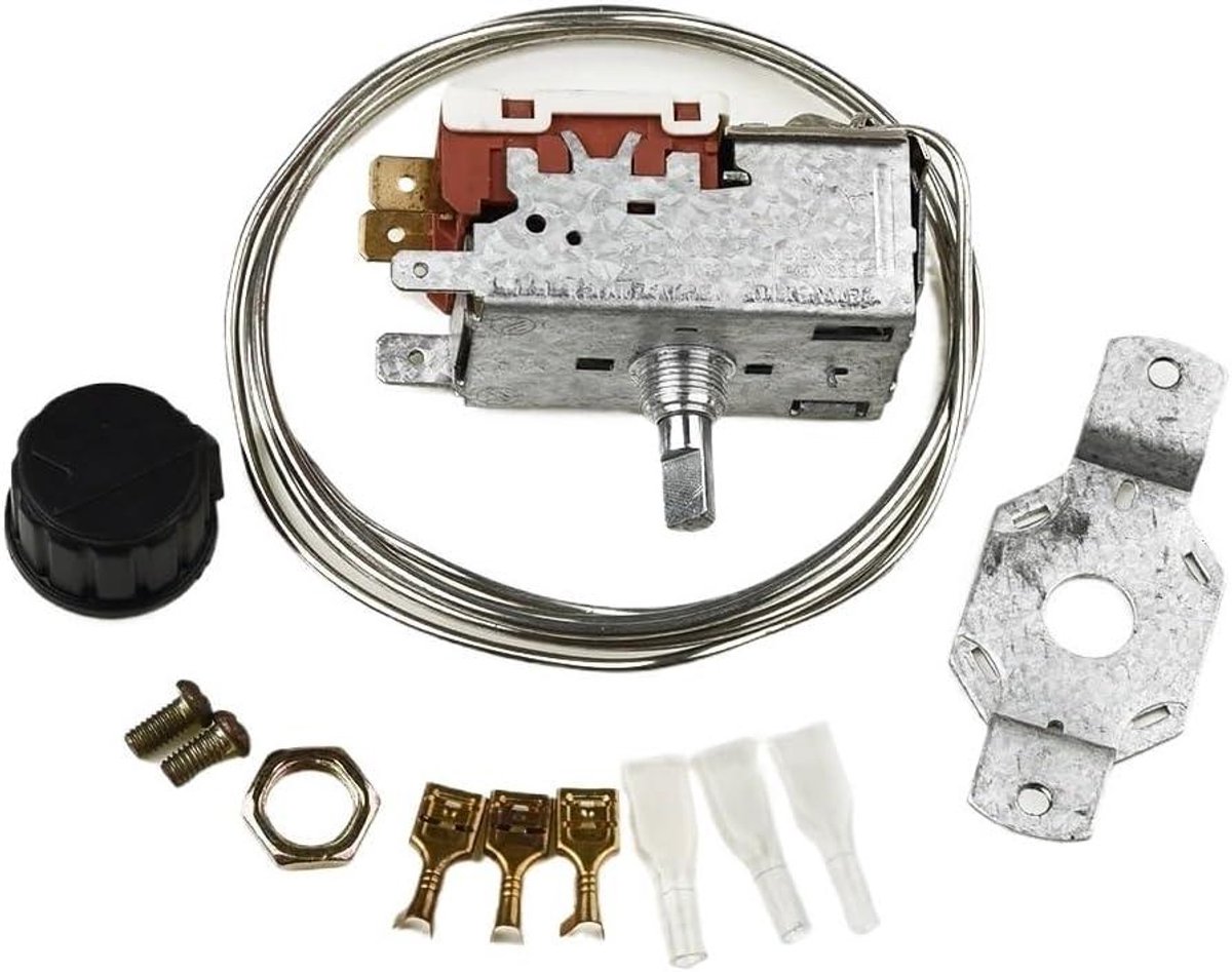 Koelkast Thermostaat - Temperatuurregelaar Kast - Koelverse Producten - Complete Installatieset - 12m Kabel - Universeel