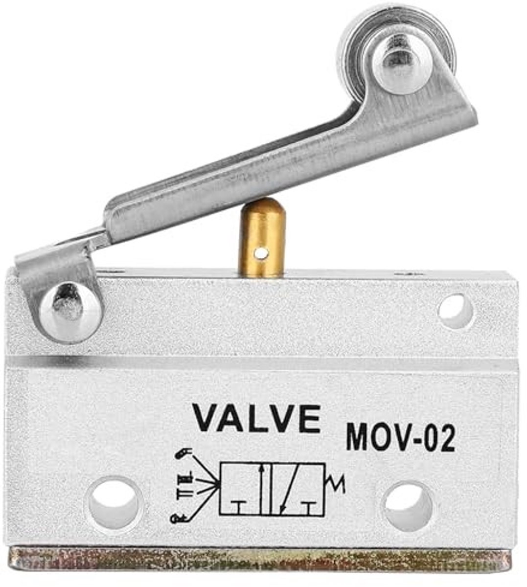 Dailygoods - Pneumatische Klep - Handbediende Drukregelaar - Voor Drukregeling - G1/8 Aansluiting - 0-0.8MPa - Voor Perslucht - Compact Model