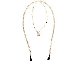 Verstelbare Ketting voor Draadloze Oordopjes, Anti-Verlies Pullover en Sport Necklace in Goud, Geschikt voor Apple AirPods