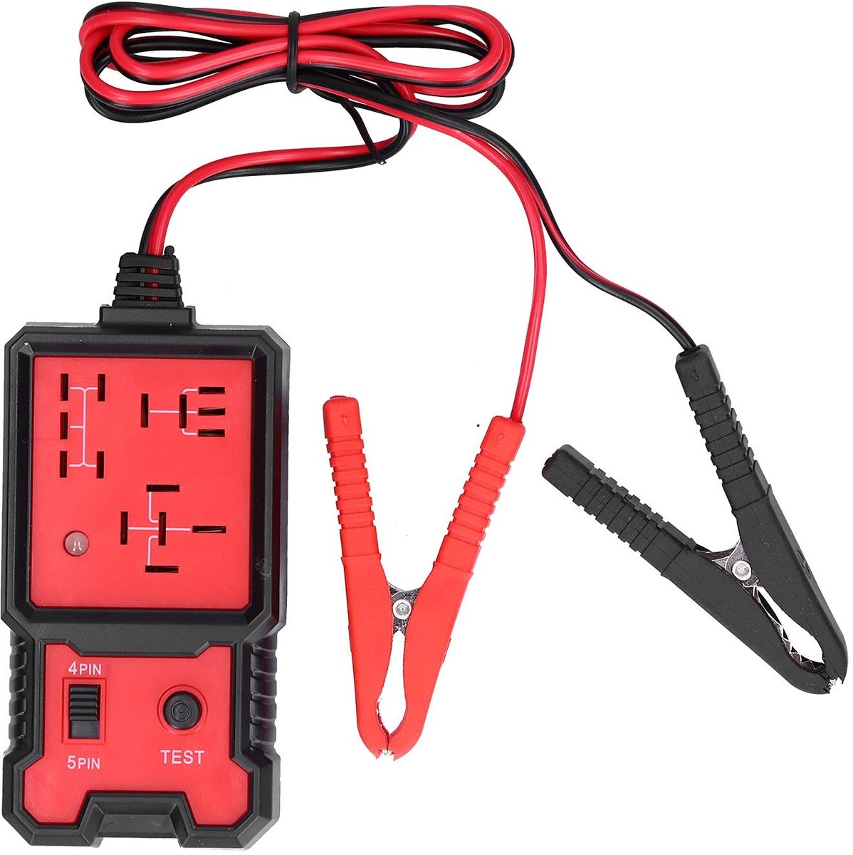 Dailygoods - Autorelaistester - DC 11-15V - Betrouwbaar gereedschap - 4-pins 5-pins - Voor autoreparatie - Geschikt voor industriële apparatuur - Incl