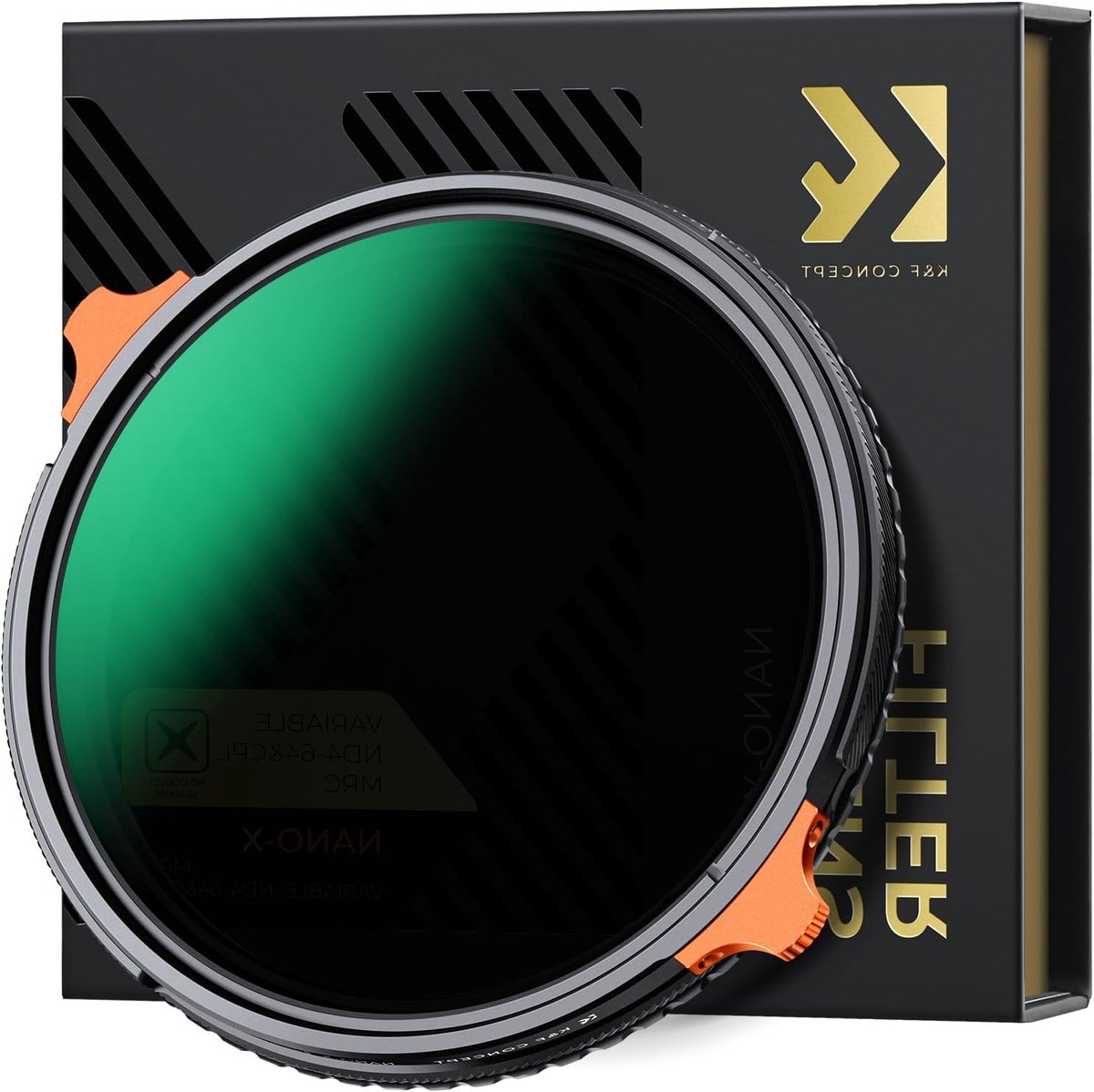 82mm ND4-64 Variabel ND Lensfilter en CPL Polarisatiefilter 2-in-1 voor Camera's - Multi-Coated Neutral Density en Polarisatie voor Optimaal Beeldkwaliteit