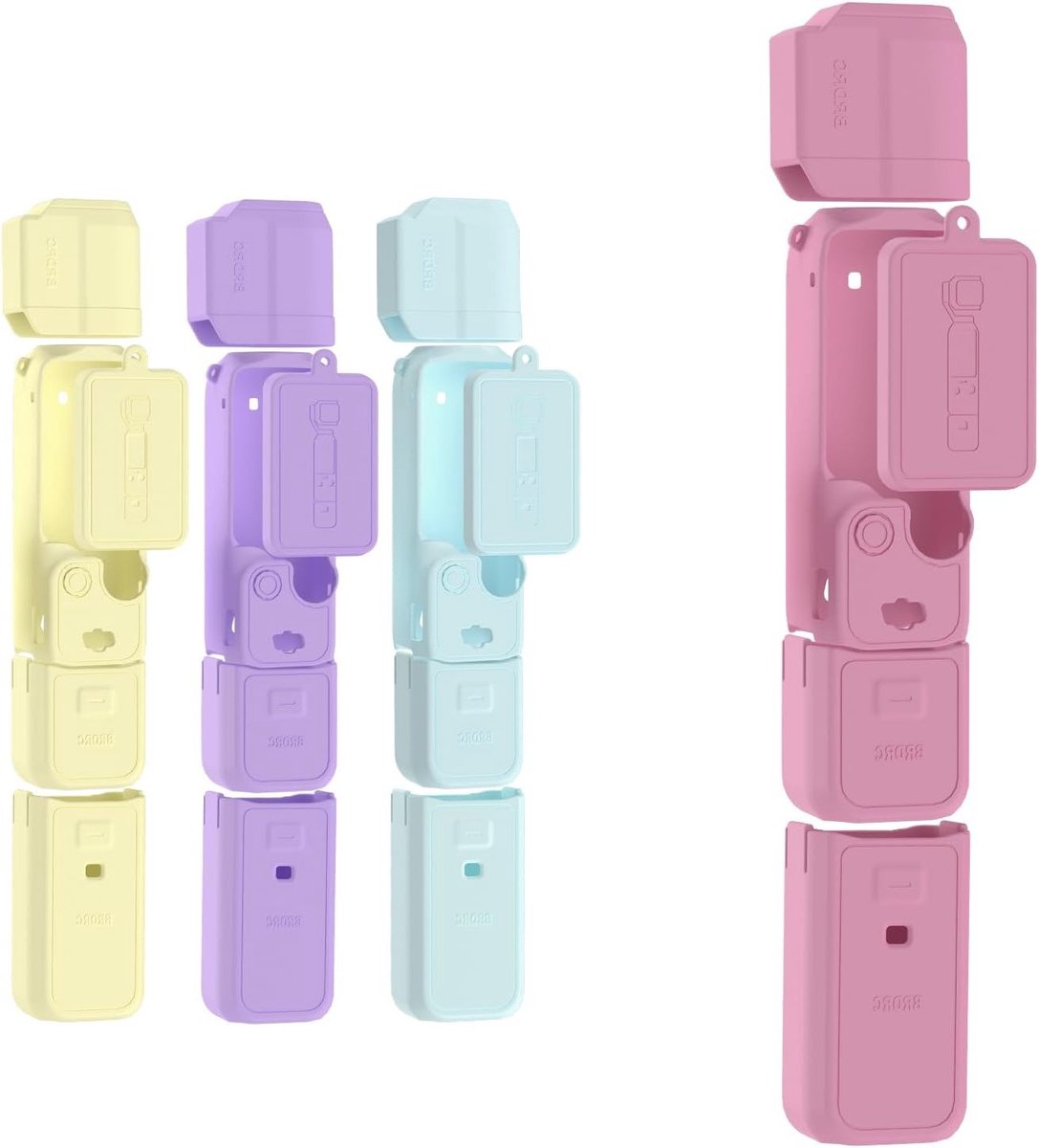 Silicone Hoes voor DJI OSMO Pocket 3 - Beschermende Case, Duurzaam en Stijlvol Ontwerp, Perfecte Pasvorm voor Actieve Gebruikers
