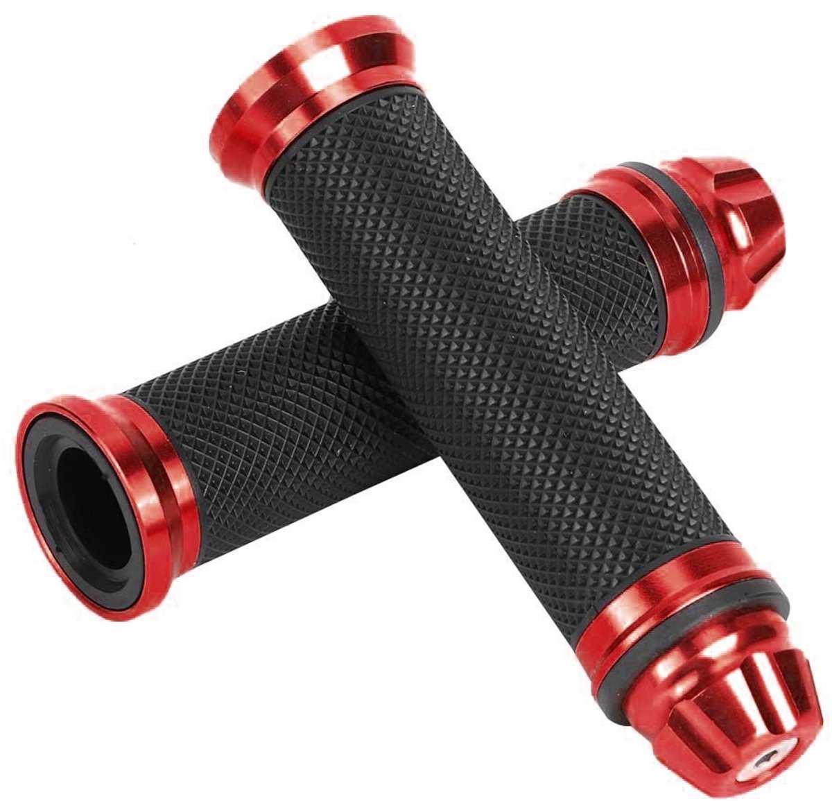 Smoakez - CNC Aluminium Remhendel Set - Universele Remhendel - Hoogwaardige Kwaliteit - Rood - Geschikt voor Motoren - 7/8 inch - Duurzaam en Licht...