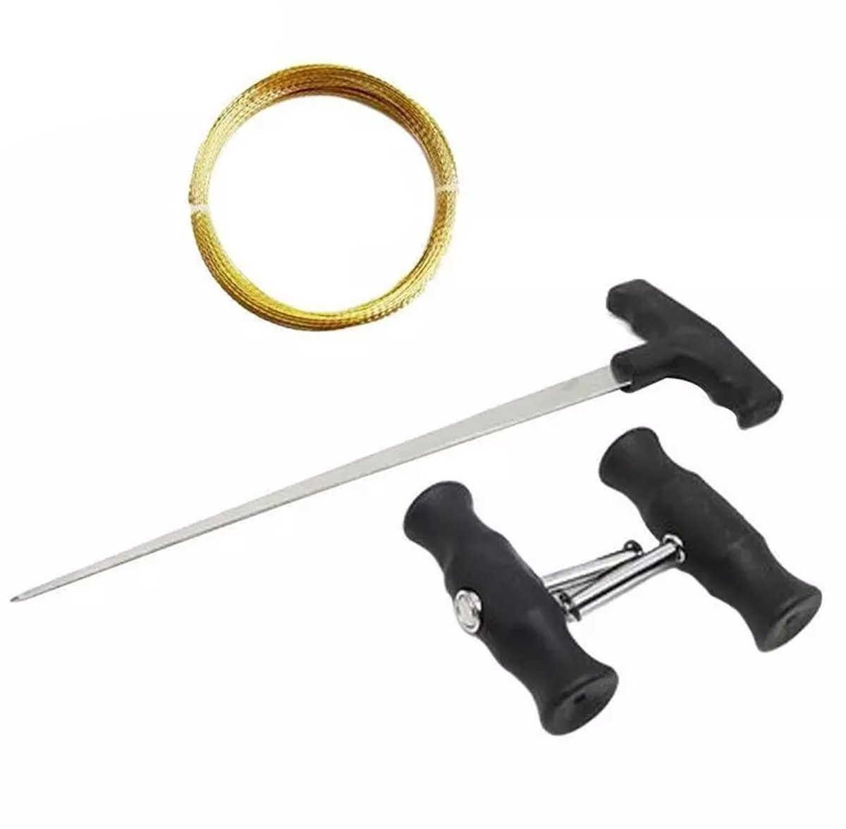 TKSE Windshield Removal Tools Set - 4-delige Auto Ruitverwijder Kit met Handvatten en Snijdraad