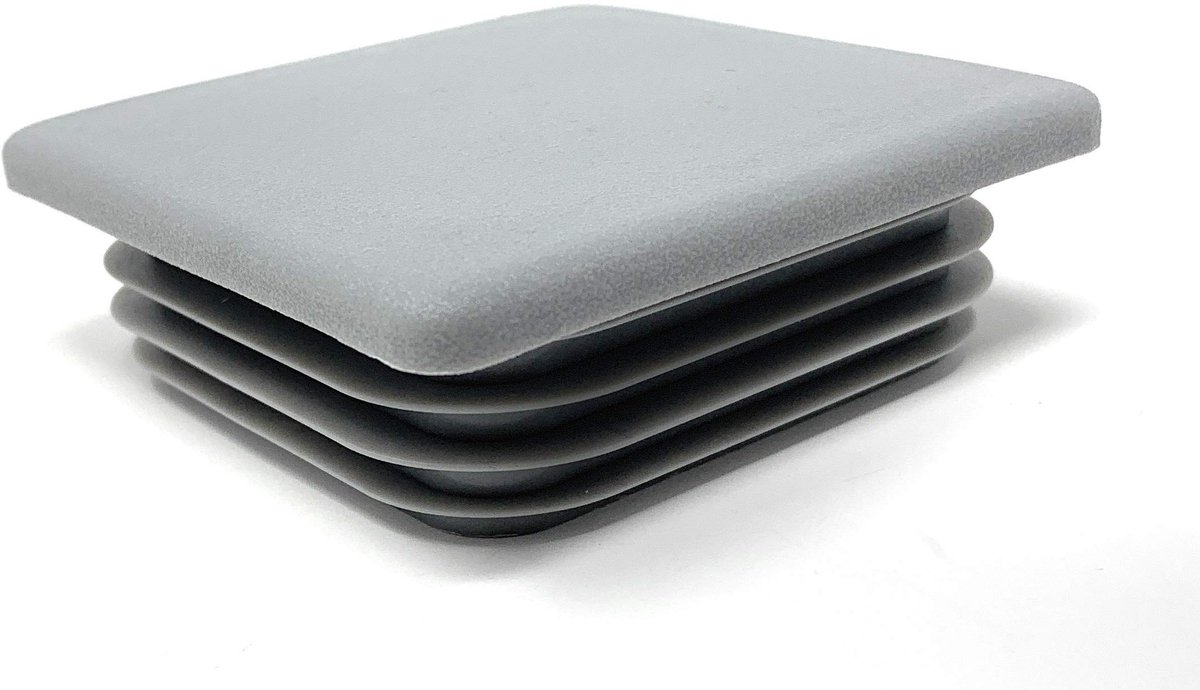 Smoakez - vierkante buisstoppen - lamellenstoppen - eenvoudig te monteren - 80x80 mm - geschikt voor binnenmaat 66-72 mm - robuust en duurzaam