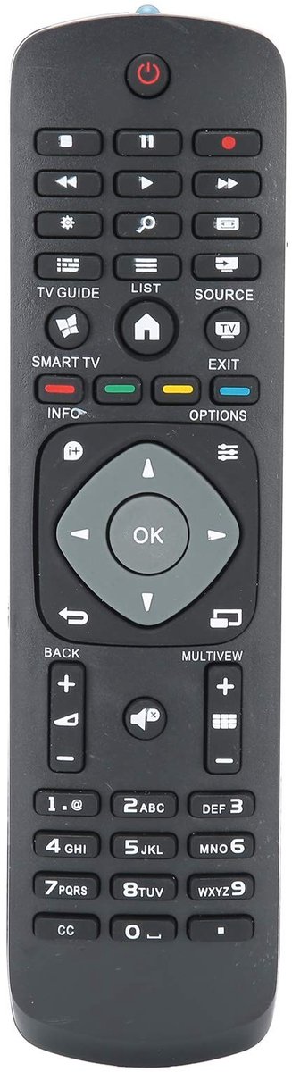 Vlemico - TV Afstandsbediening - Universele Controller - Eenvoudige installatie - Compatibel met LCD LED Plasma - Vervangende afstandsbediening - H...