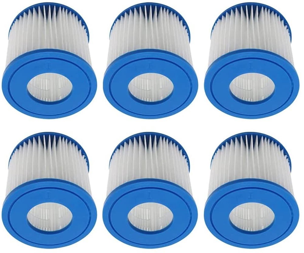 Livia home - Vervangingsfilter Hot Tub - Compatibel met Bestway - 6 Pack - Sterke filtratie - Veilig genieten - Voor familie en vrienden - Type I