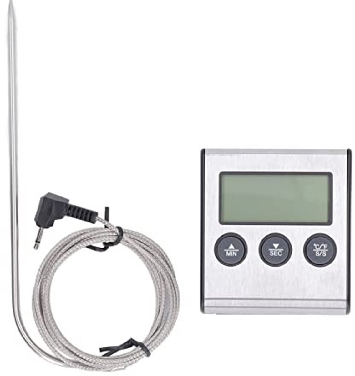 Smoakez - Digitale Vleesthermometer - BBQ-thermometer - Snel en Nauwkeurig - Voor Koken en Grillen - Voedseltemperatuursensor - Voor de Thuischef -...
