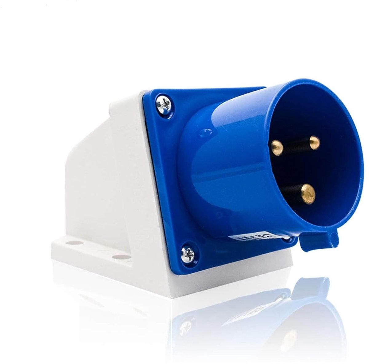 Industriële Stekker Blauw 3 Polig IP44 16A/32A voor Caravan en Bouw