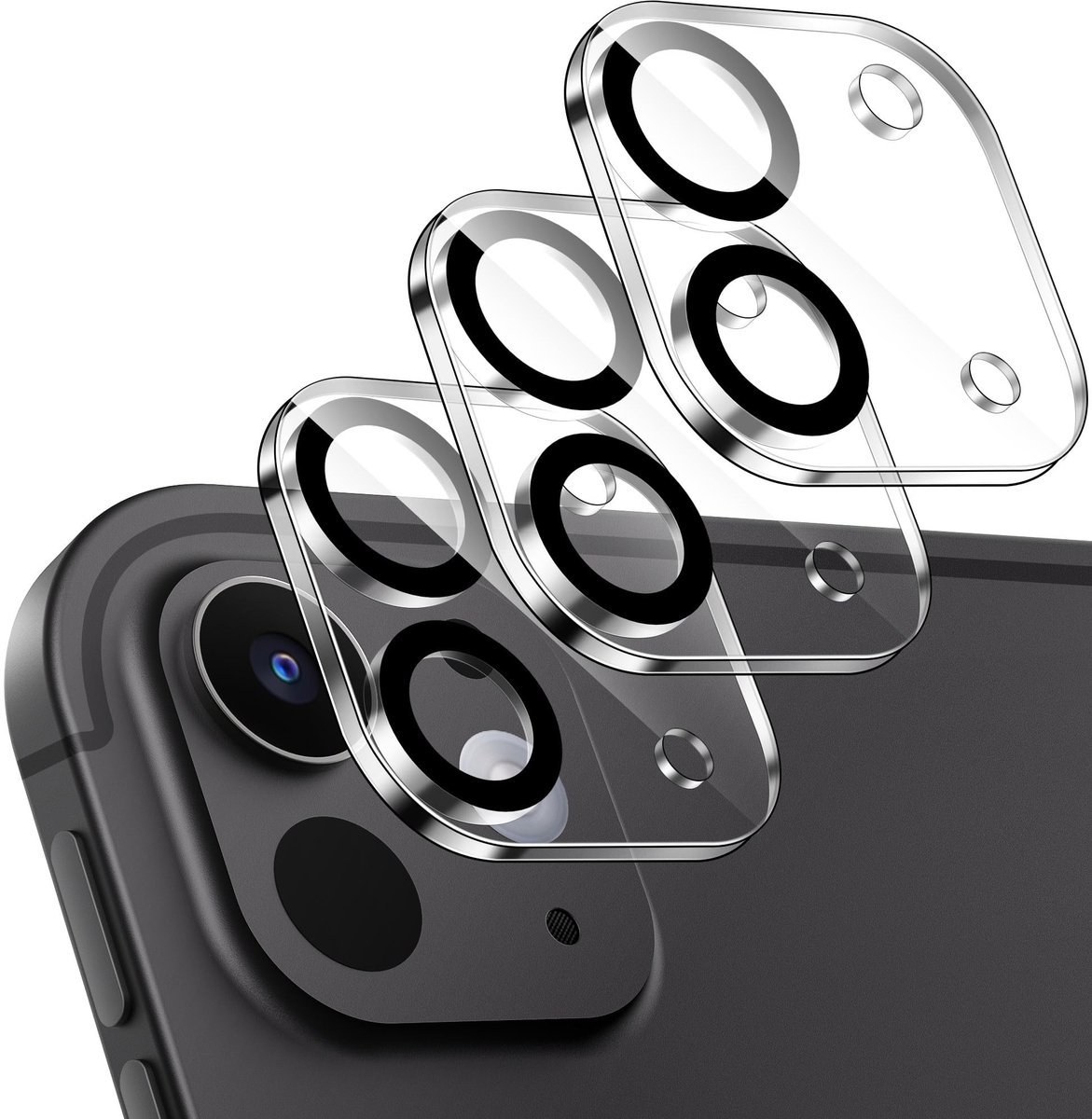 Elzusha - Camera Lens Protector - 9H Tempered Glass - Scratch-Resistant - Clear - Geschikt voor iPad Pro 11 inch en 13 inch - Model M4/M5 2024/2025