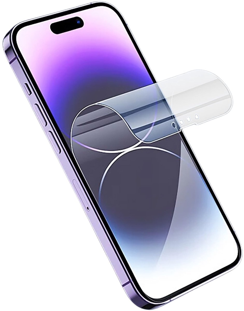 Zeynomax - iPhone 15 Plus - Schermbeschermer - Hoge doorlatendheid - Ultradun - Krasbestendig - Oliebestendig - Geschikt voor iPhone 15 Plus - Trans..
