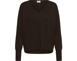 Kaffe KAlizza Mai Pullover Dames Trui - Coffee Bean