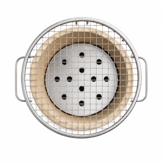 Grillies V1 Tafel BBQ - Compacte Mini Houtskool BBQ voor Tafel & Balkon - Draagbare Keramische Barbecue — afbeelding 3