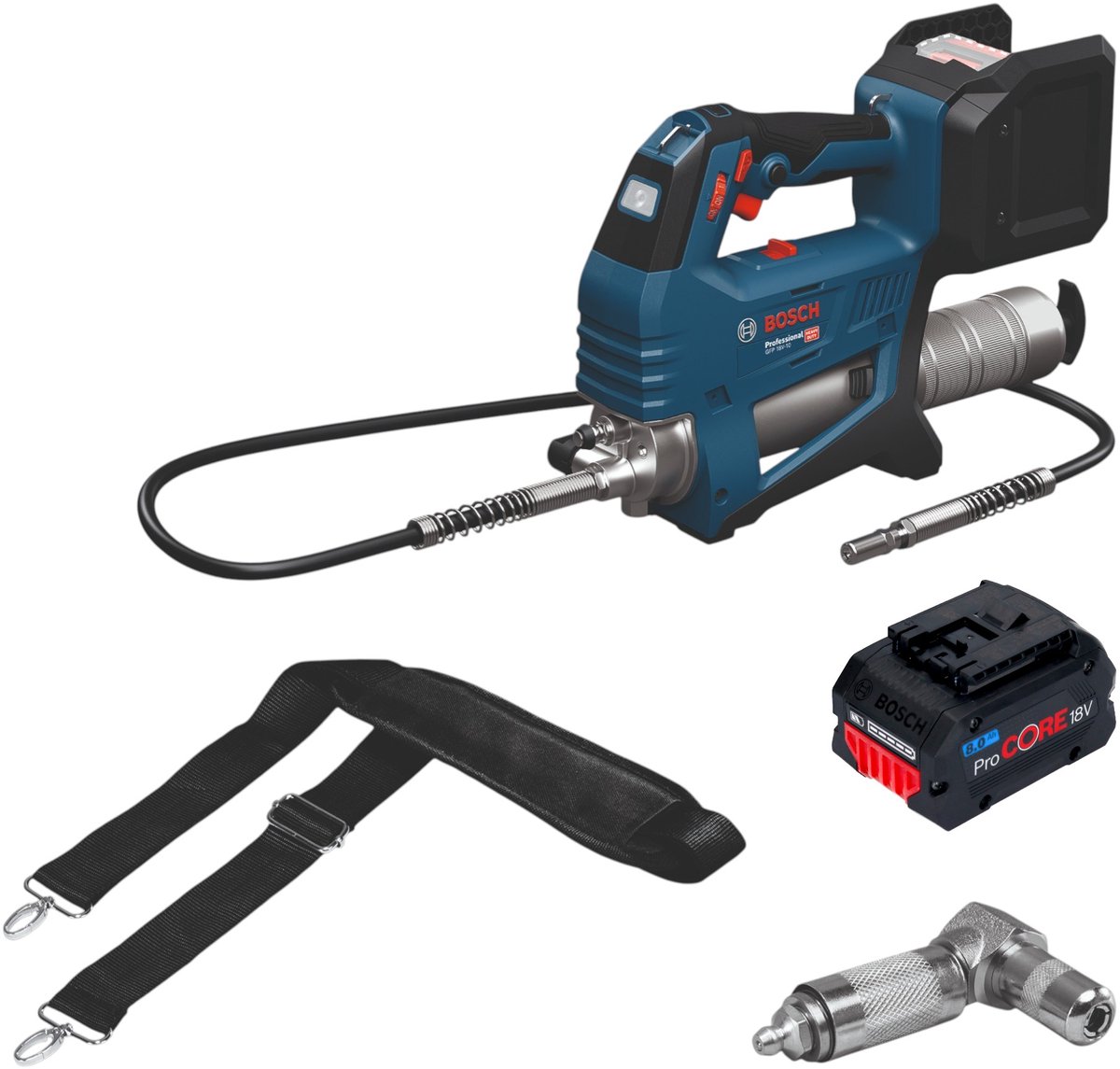 Bosch GFP 18V-10 accu-vetpomp 18 V 10000 psi + 1x ProCORE-accu 8,0 Ah - zonder oplader