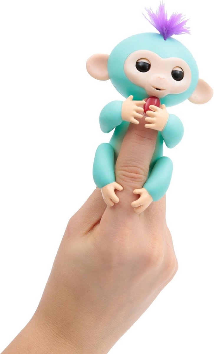 Interactieve Baby Apen - Mini Apen - Spelen en Leren - Meer dan 40 Geluiden - 1 Stuk - Diverse Kleuren