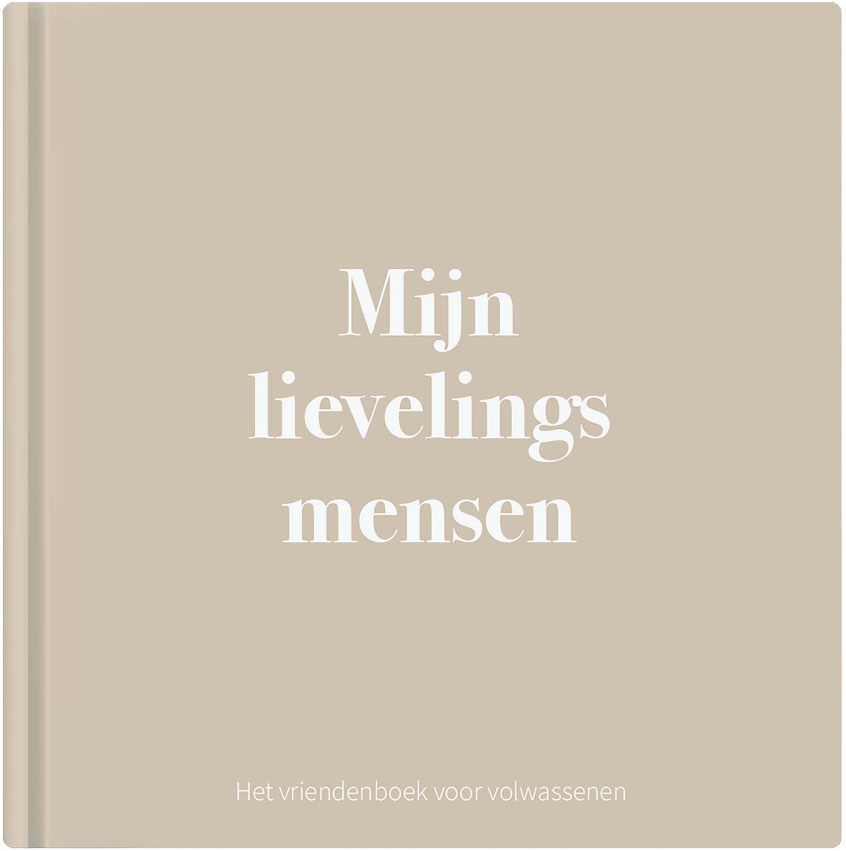 Writemoments - Mijn lievelingsmensen - vriendenboek voor volwassenen