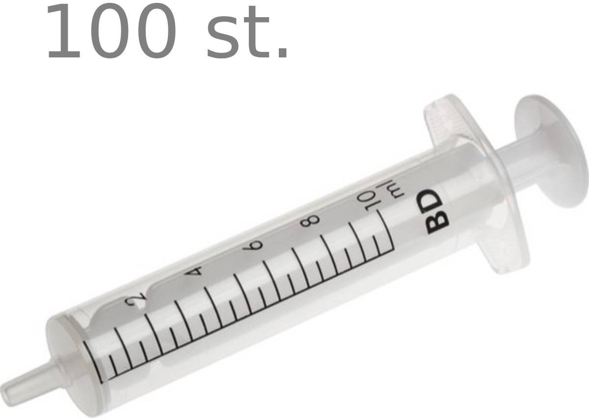 BD Discardit II 10ml - injectiespuit - 100 stuks