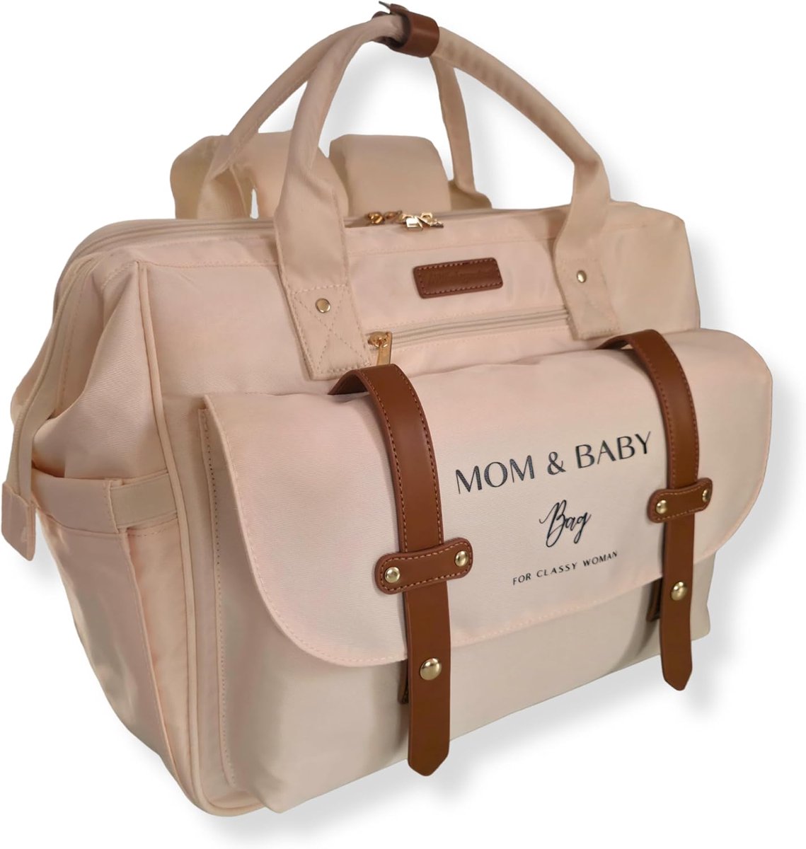 Luierrugzak - Baby tas - Baby verzorgen - Waterdicht ontwerp - 39 x 30 cm - Grijs