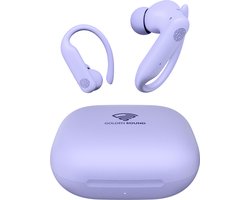 Golden Sound Sport Draadloze oordopjes - 80 uur batterijduur - Active Noise Cancelling - 45dB - Sport oordopjes - Oortjes draadloos - Bluetooth oortjes - Paars