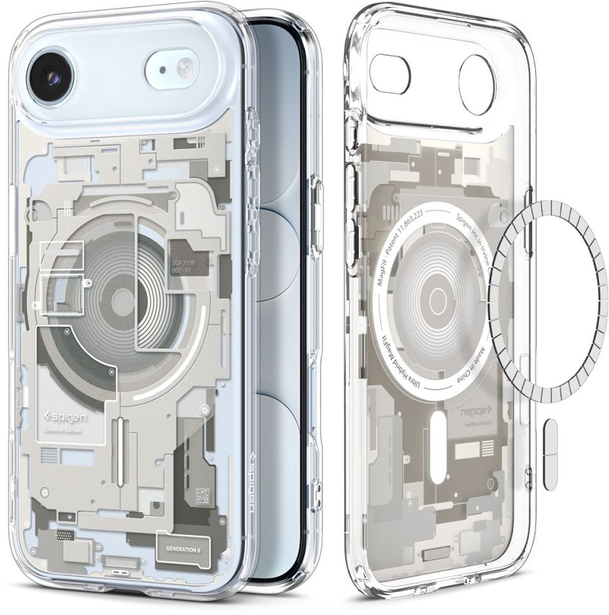 Spigen Ultra Hybrid Magsafe Case Voor Iphone 17 Air Zero One Bescherming
