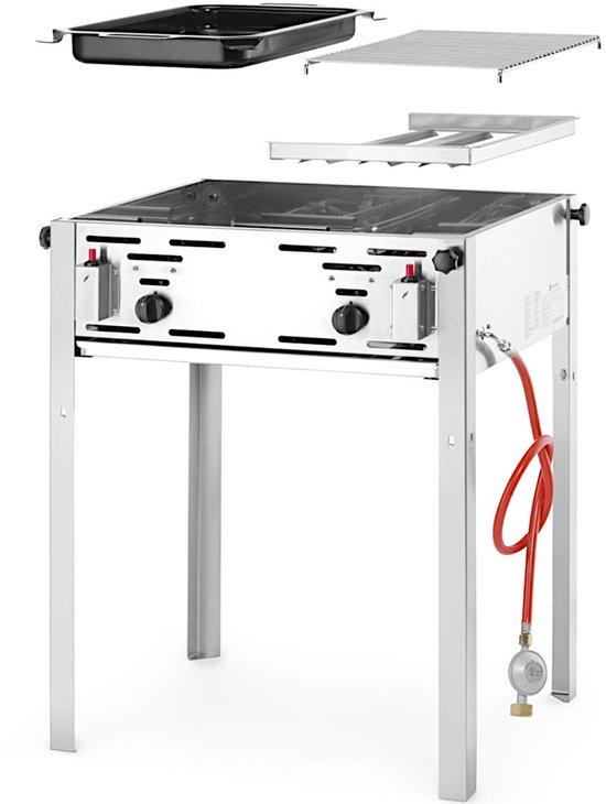 Hendi Gasbarbecue - Roast Master Maxi 50/50 - 650x540x(H)840mm van Hendi — afbeelding 2