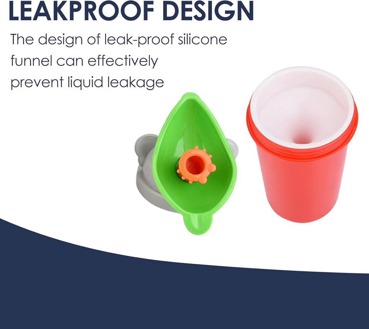 Kinder Potje - Urinal voor onderweg - Reizen met kinderen - Lekvrij en geurvrij - 18.5 cm - Rood