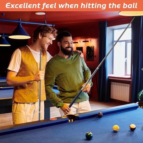 Professionele Carbon Biljartkeuen 58 Inch voor Snooker en Pool van Merkloos — afbeelding 5